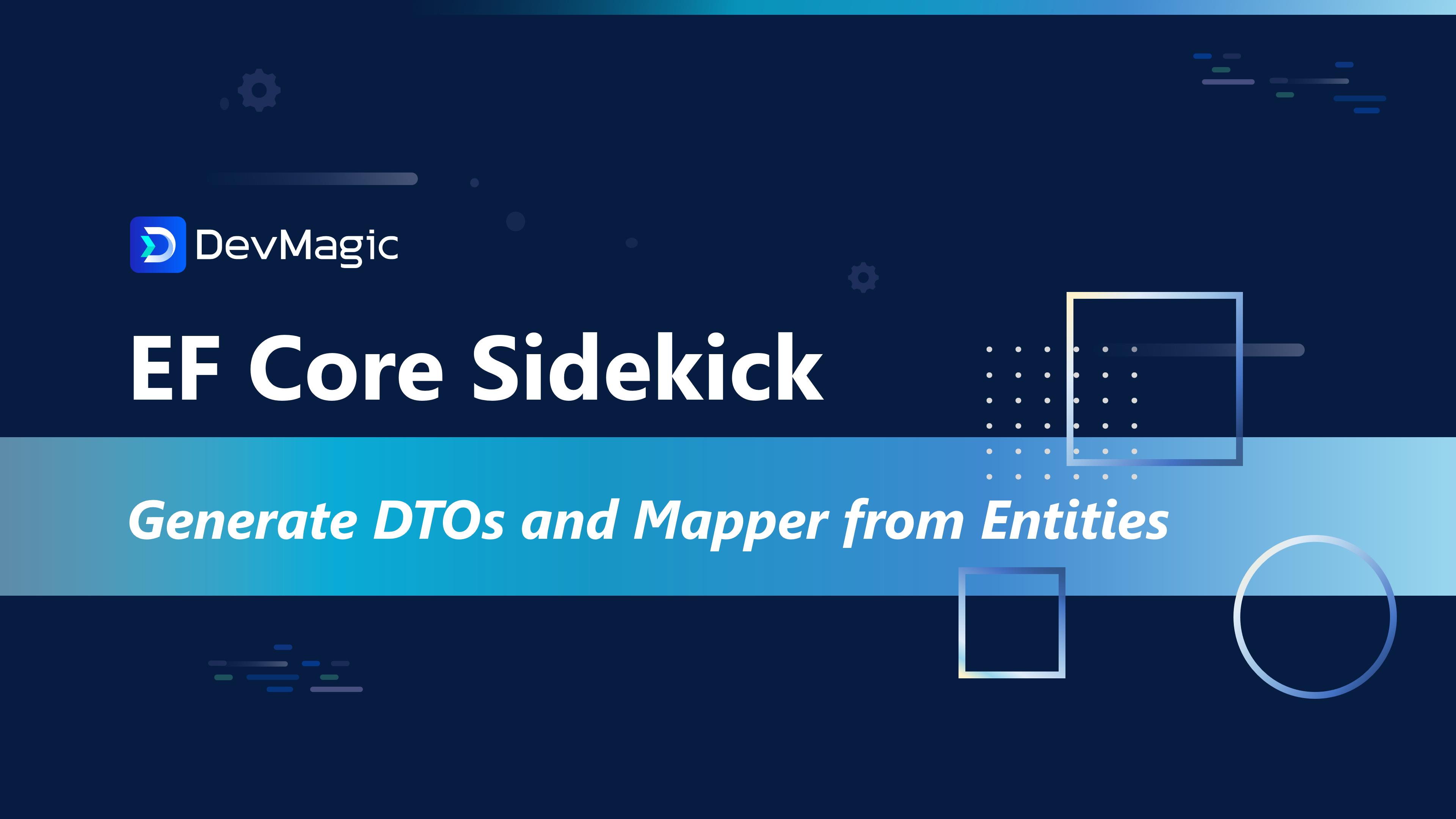 Generate DTOs and mapper from entities