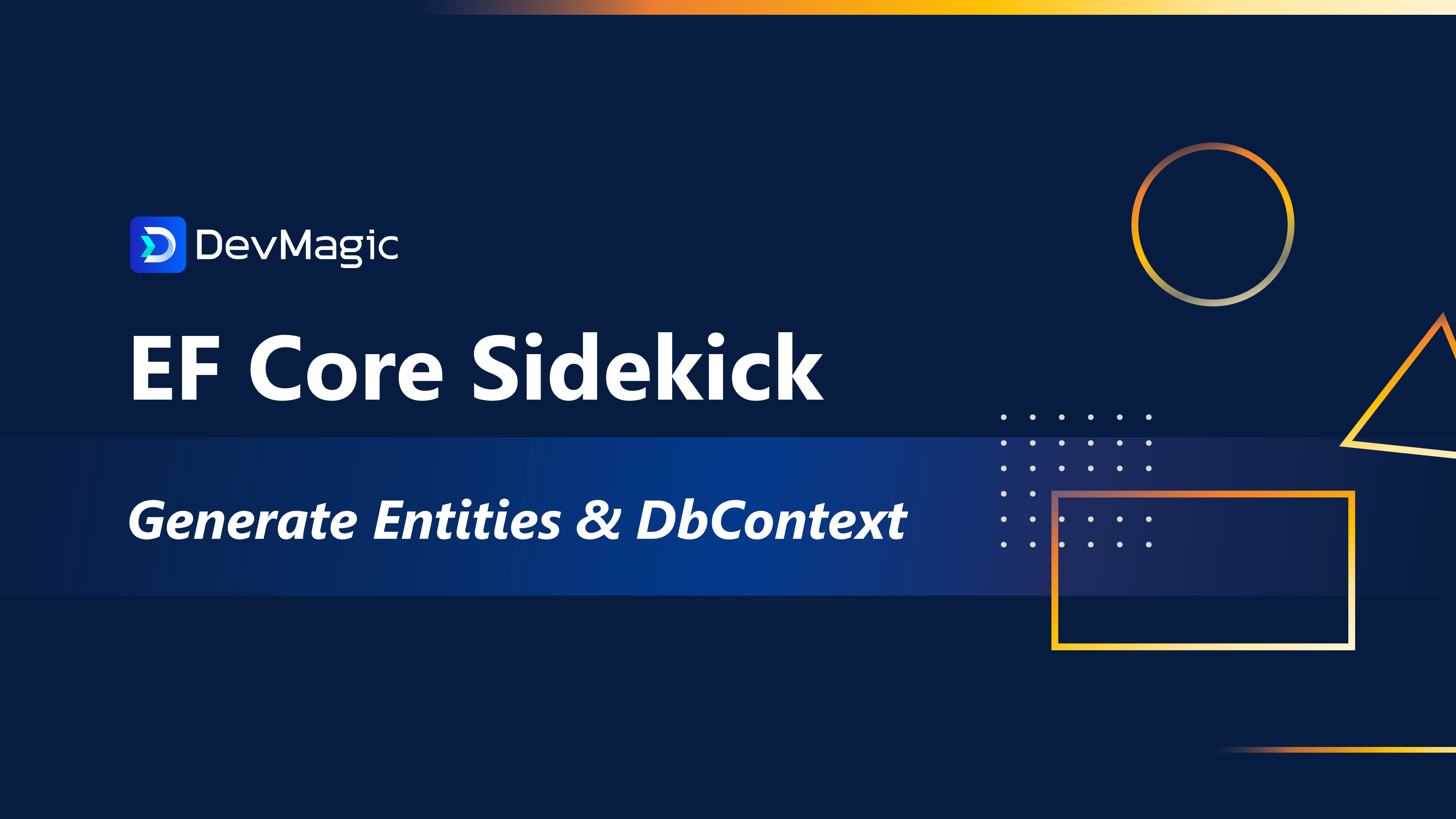 Generate entities from an existing database