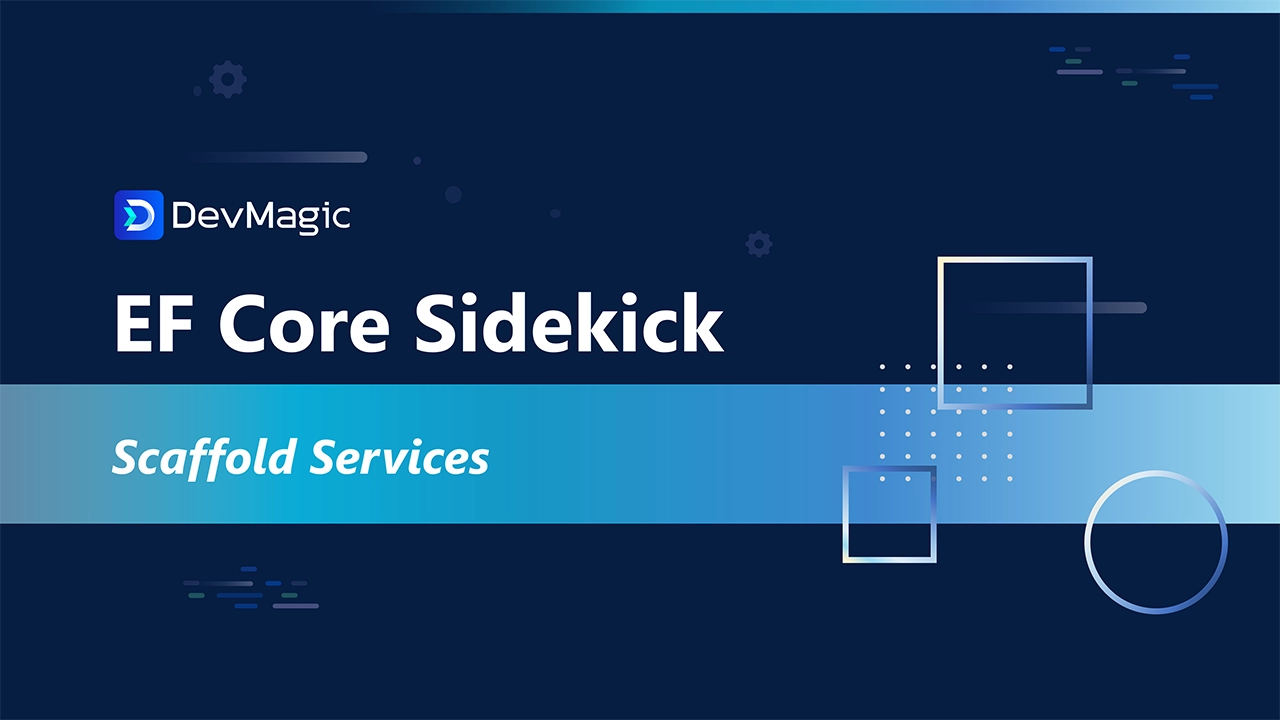 Scaffold services and APIs from an entity